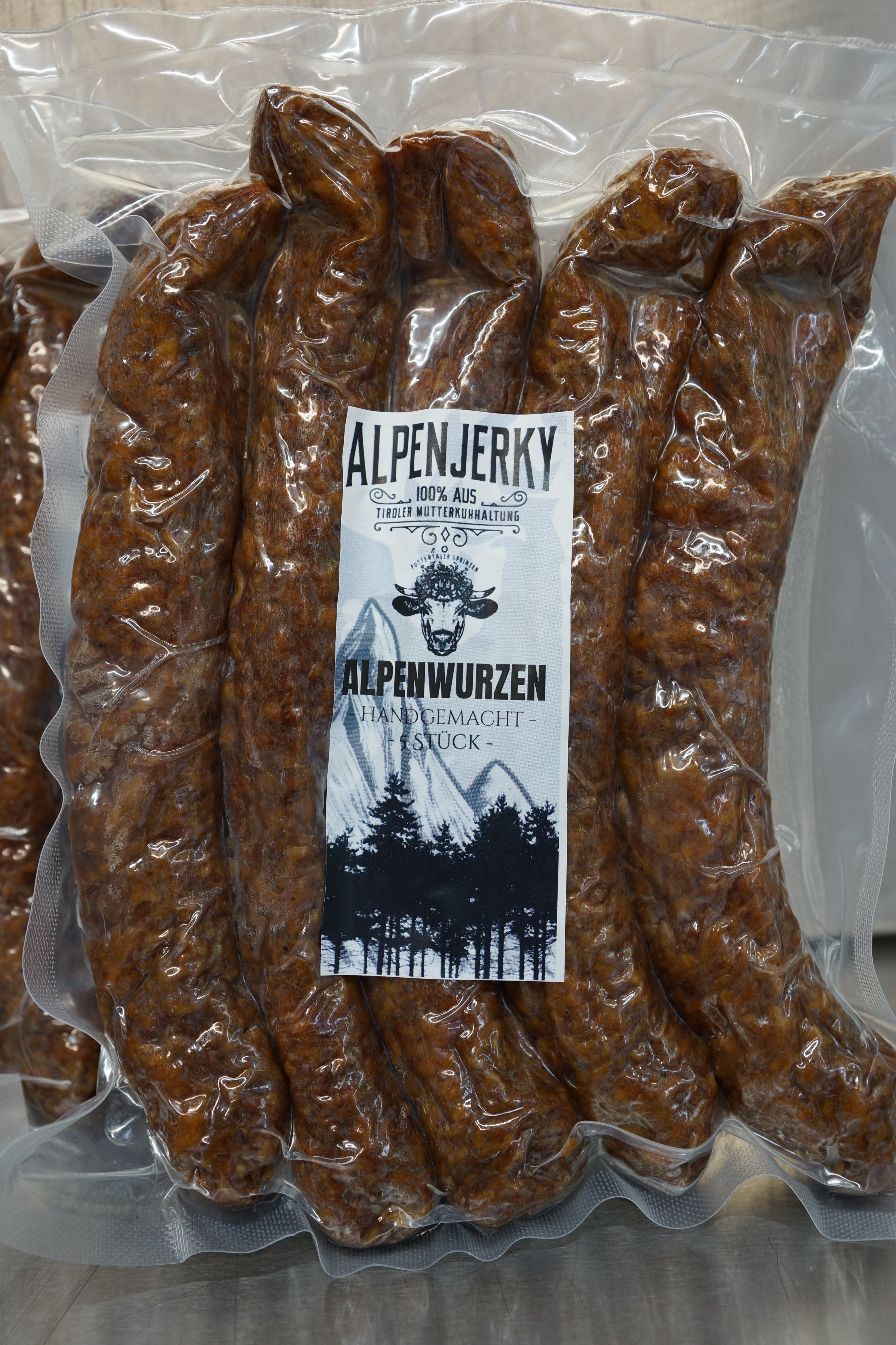 Tiroler Kaminwurzen aus Sprinzenochse & Duroc – 5 Stück