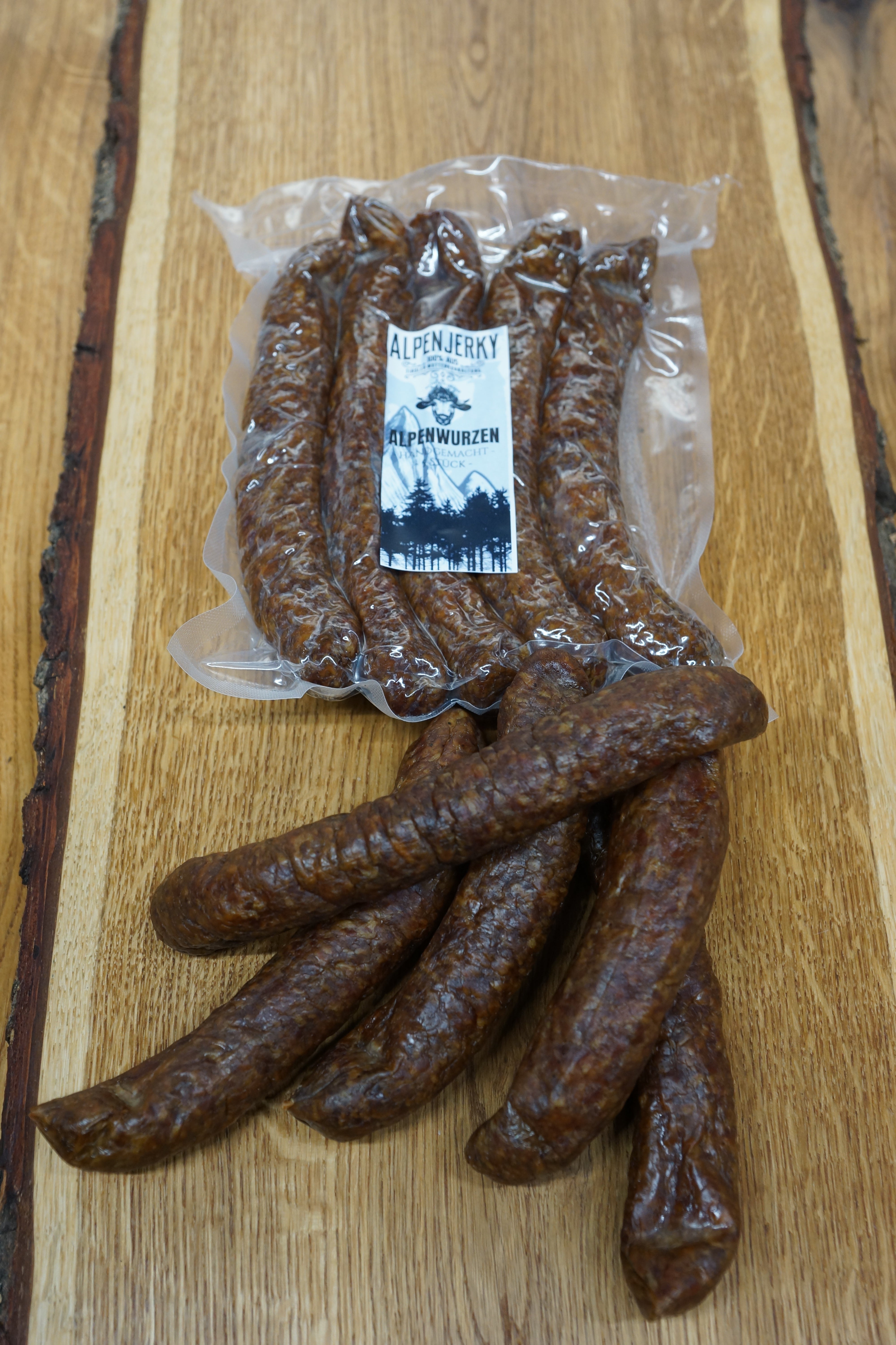 Wurzen Bundle – 15 Tiroler Kaminwurzen, handgemacht & geräuchert