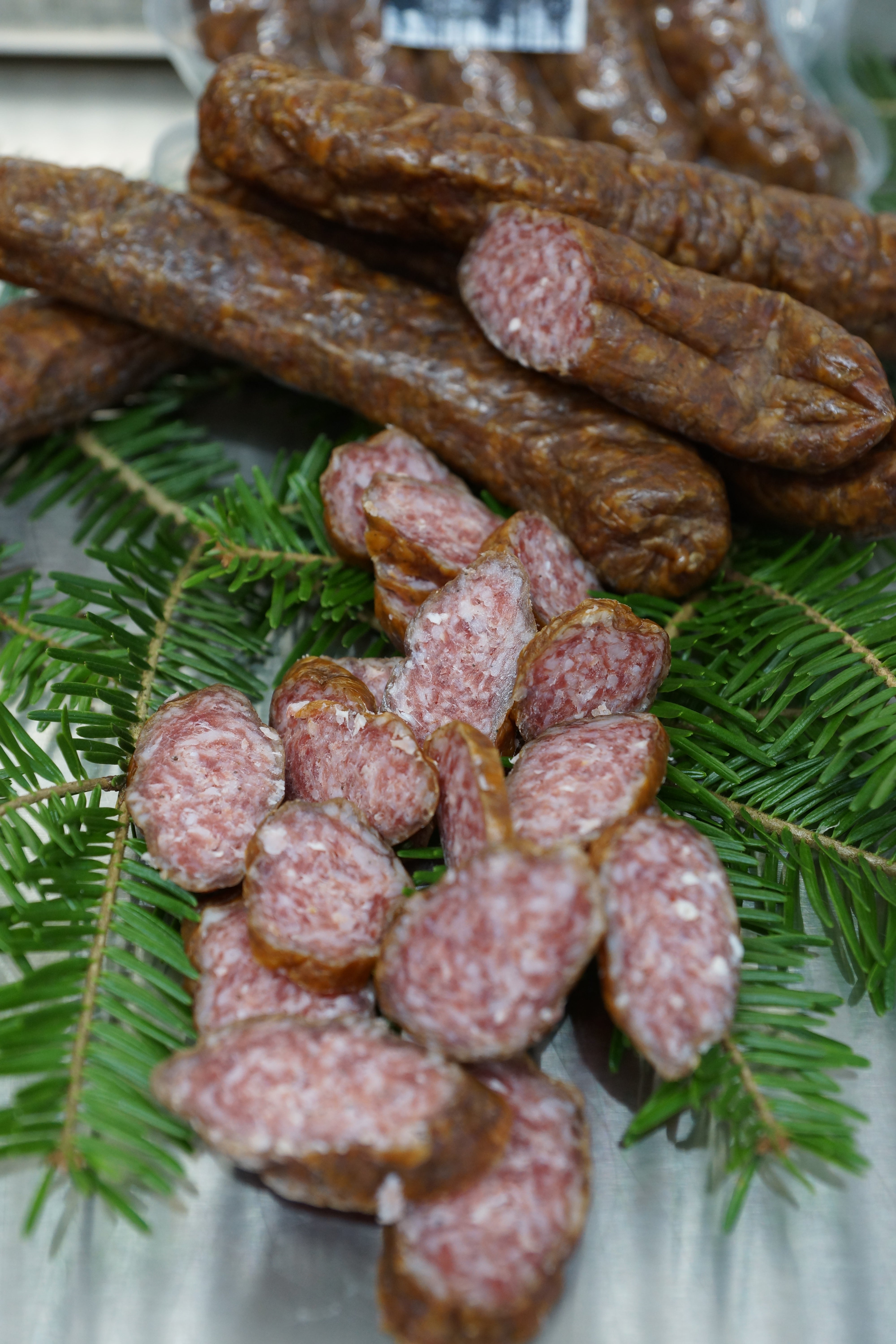 Tiroler Kaminwurzen aus Sprinzenochse & Duroc – 5 Stück


